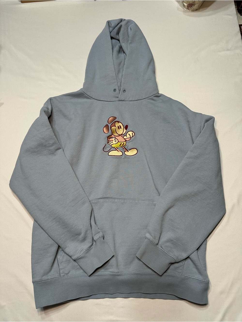 Disney Parks Mickey Mouse Genuine Mousewear Embroidered Hoodie L